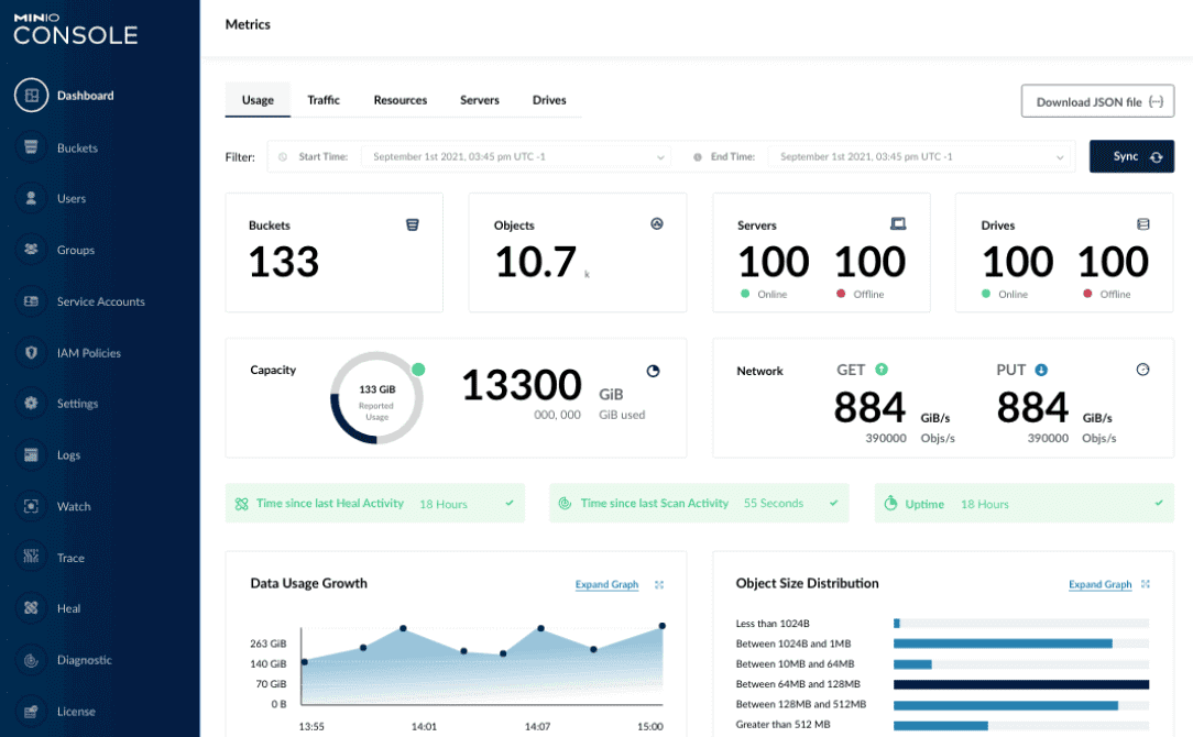 自动化数据管理界面